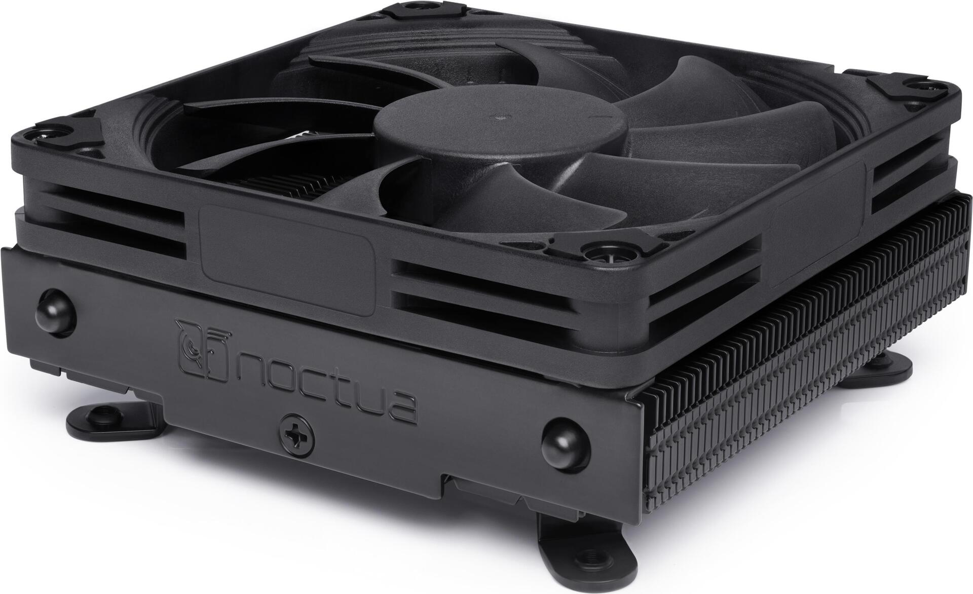 Купить Noctua chromax NH-L9i - Prozessorkühler - (für: LGA1156, LGA1155, LGA1150, LGA1151, AM4) - Kupfer-Bodenplatte und vernickelte Aluminium-Finnen - 92 mm - Schwarz (NH-L9i CH.BK) в магазине wardena.ru