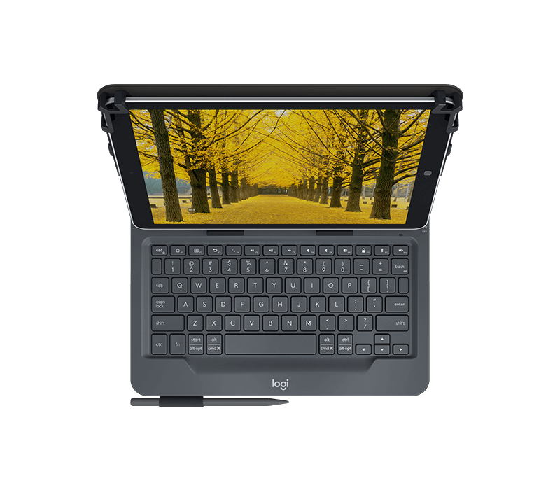 Купить Logitech Universal - Tastatur und Foliohülle - drahtlos - Bluetooth 3.0 - UK QWERTY (920-008341) в магазине wardena.ru