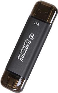 Купить Transcend ESD310C - 256 GB - USB Typ-A auf USB Typ-C - USB 3.2 Gen 2x2 - 1050 MB/s - Schwarz (TS256GESD310C) в магазине wardena.ru