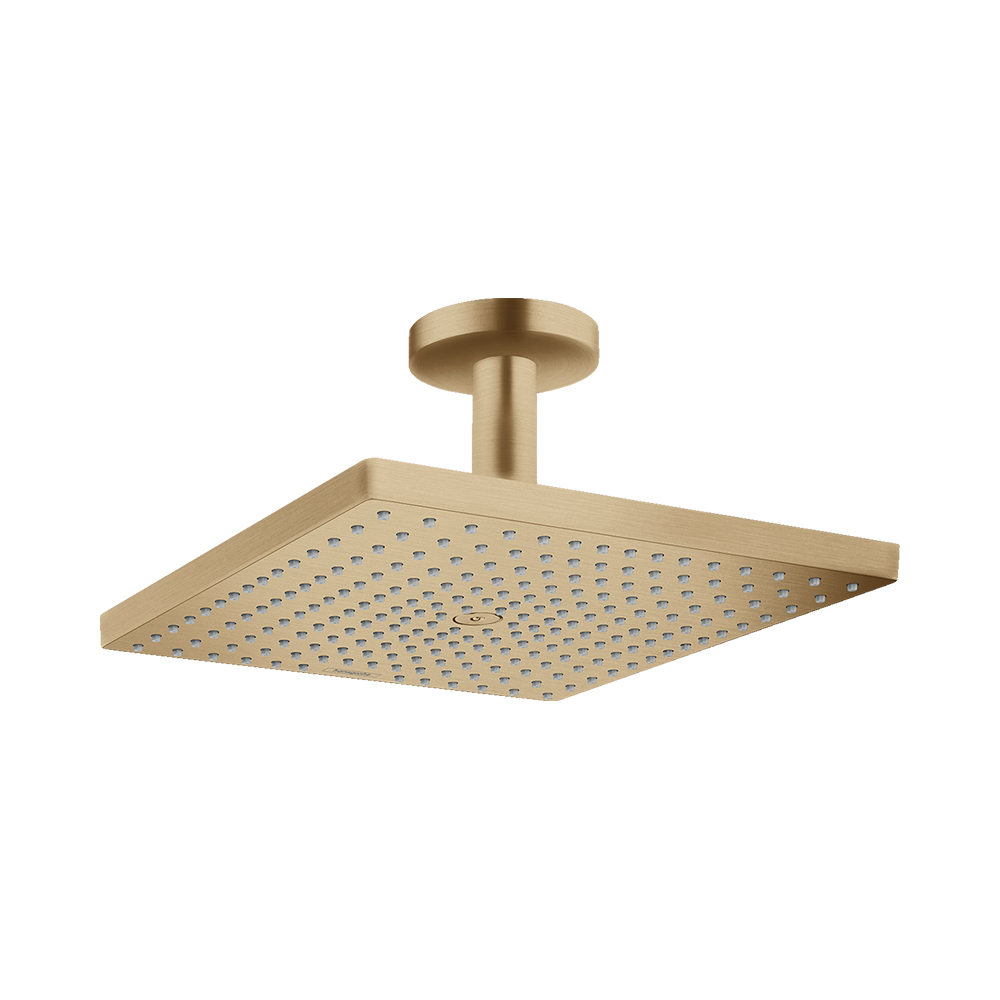 Купить Hansgrohe Raindance E Верхний душ 300 1jet с потолочным подсоединением золото 26250990 в магазине wardena.ru