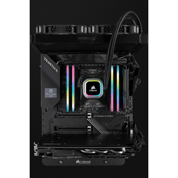 Купить Corsair Vengeance RGB PRO SL - DDR4 - Kit - 16 GB: 2 x 8 GB - DIMM 288-PIN - 3600 MHz / PC4-28800 - CL18 - 1.35 V - ungepuffert - non-ECC - Schwarz (CMH16GX4M2Z3600C18) в магазине wardena.ru