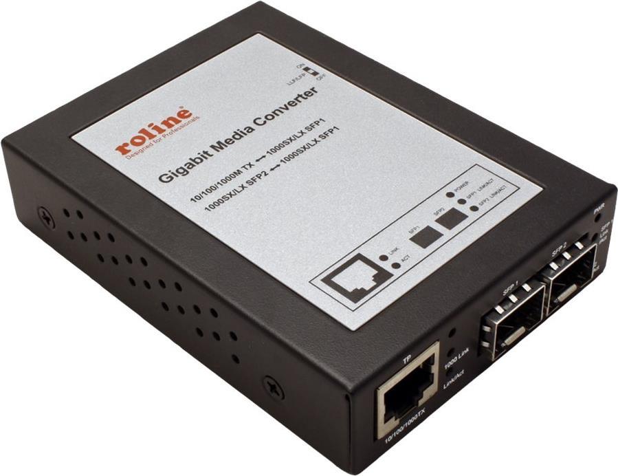 Купить ROLINE Gigabit Konverter, RJ-45 - Mini-GBIC (21.13.1067) в магазине wardena.ru