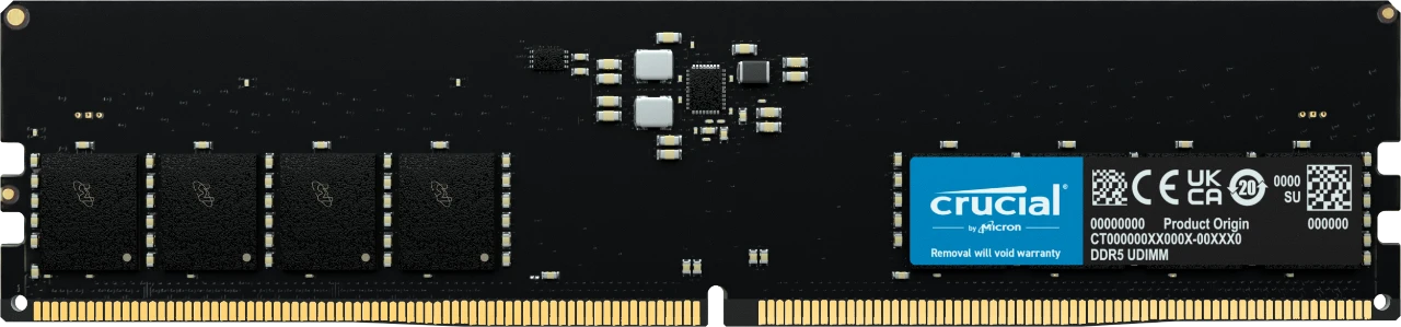 Купить Crucial CT32G56C46U5T 32 GB DDR5-5600 ECC UDIMM Arbeitsspeicher Tray в магазине wardena.ru
