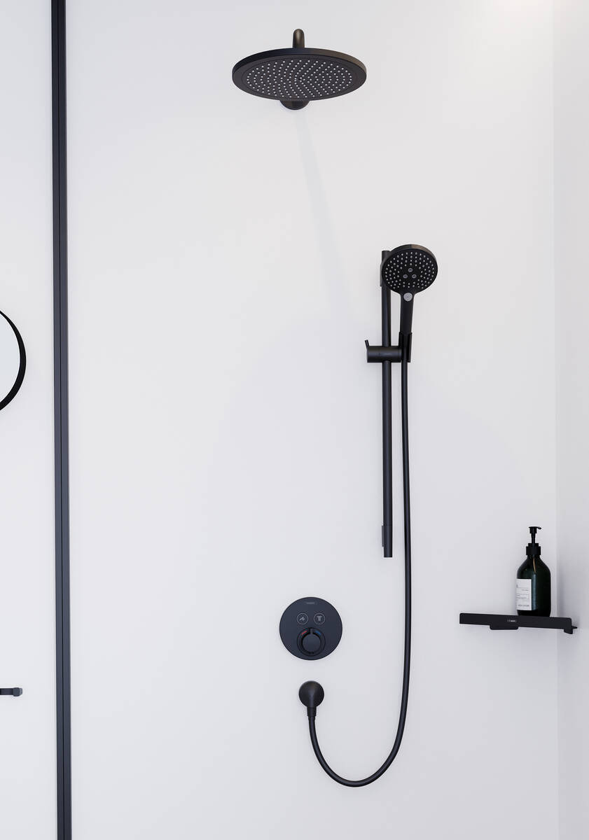 Купить Hansgrohe AddStoris Угловая корзинка бронза 41741140 в магазине wardena.ru