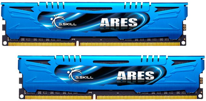 Купить G.Skill ARES - DDR3 - 16 GB : 2 x 8 GB - DIMM 240-PIN - 2400 MHz / PC3-19200 - CL11 - 1.65 V - ungepuffert - nicht-ECC (F3-2400C11D-16GAB) в магазине wardena.ru