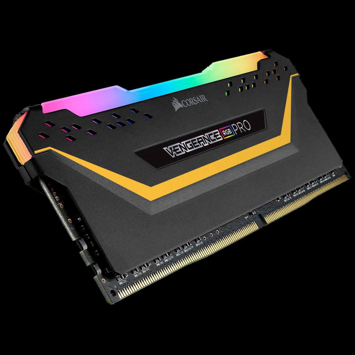 Купить CORSAIR Vengeance RGB PRO - TUF Gaming Edition - DDR4 - 16GB: 2 x 8GB - DIMM 288-PIN - 3200 MHz / PC4-25600 - CL16 - non-ECC - Schwarz (CMW16GX4M2C3200C16-TUF) в магазине wardena.ru