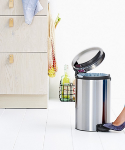 Купить Brabantia 112041 Mülleimer 12 l Rund Edelstahl (11 20 41) в магазине wardena.ru