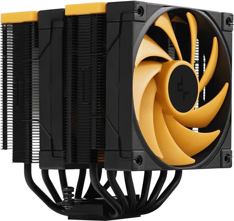Купить DeepCool AK620 Zero Dark Zoria Prozessor Luftkühlung 12 cm Schwarz, Gelb 1 Stück(e) (R-AK620-BKNPMN-E) в магазине wardena.ru