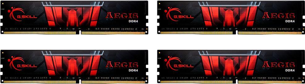 Купить G.Skill AEGIS - DDR4 - 32 GB: 4 x 8 GB - DIMM 288-PIN - 3200 MHz / PC4-25600 - CL16 - 1.35 V - ungepuffert - non-ECC (F4-3200C16Q-32GIS) в магазине wardena.ru