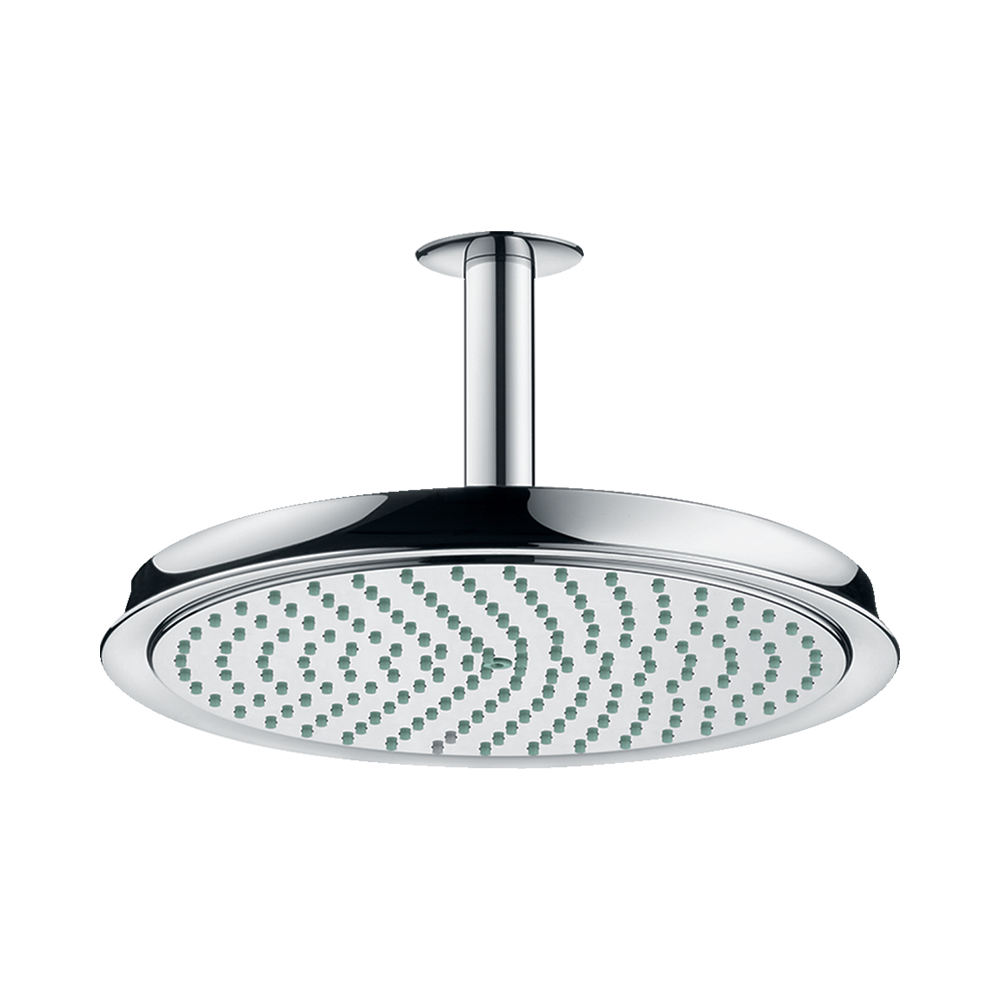 Купить Hansgrohe Верхний душ Raindance Classic AIR 240 мм потолочное подсоединение 100 мм 1/2 хром-золото 27405090 в магазине wardena.ru