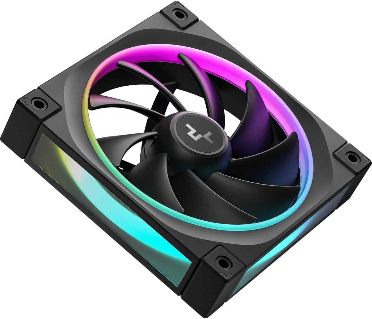 Купить Deepcool FL12 schwarz 3er Pack 120 mm - 2.150 rpm - 12 V (R-FL12-BKAPN3-G) в магазине wardena.ru