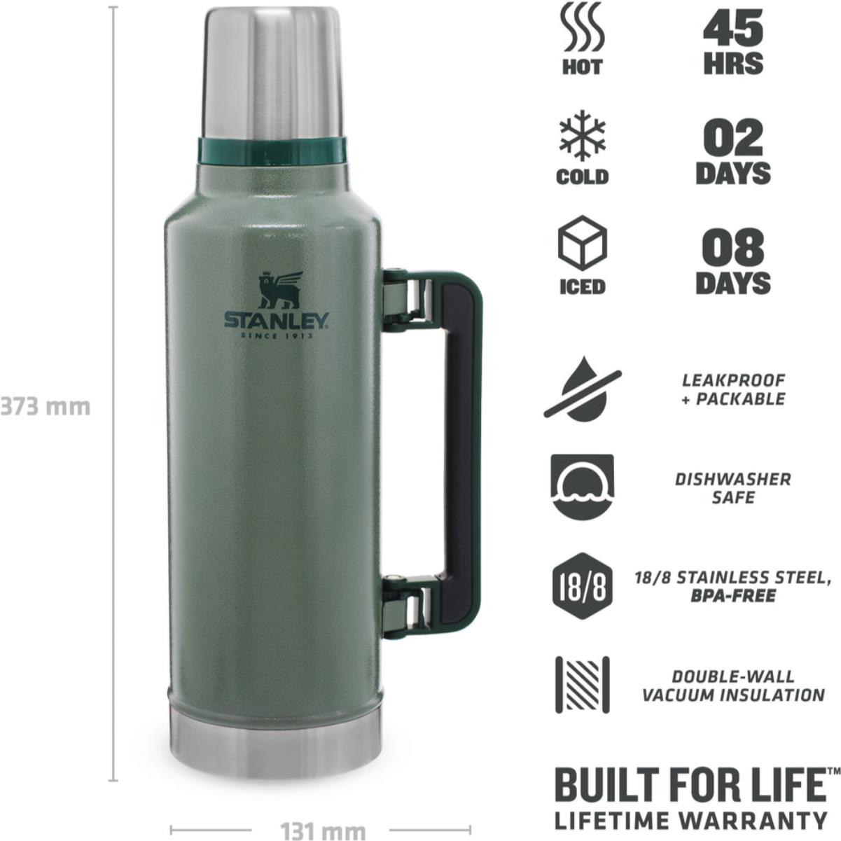 Купить Stanley 10-07934-003 Thermosflasche 1,9 l Grün (10-07934-003) в магазине wardena.ru
