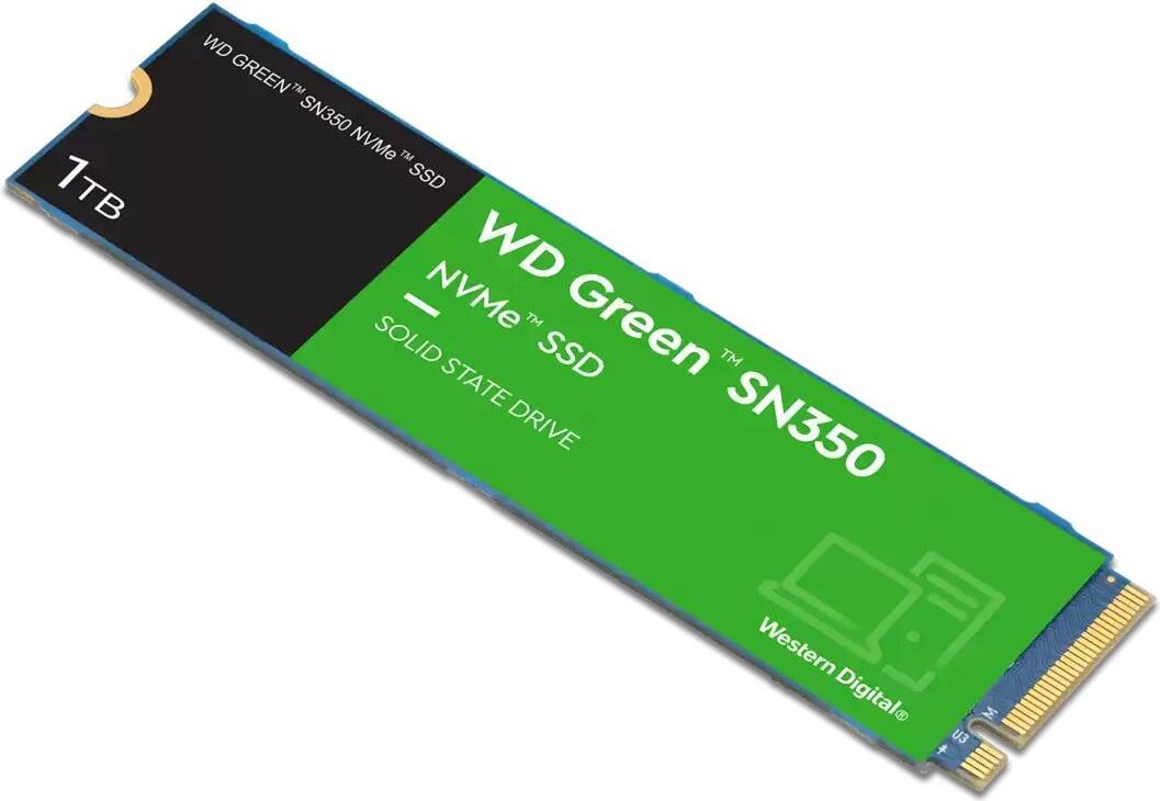 Купить WD Green SN350 NVMe SSD WDS100T3G0C - SSD - 1 TB - intern - M.2 2280 - PCI Express 3.0 x4 (NVMe) в магазине wardena.ru