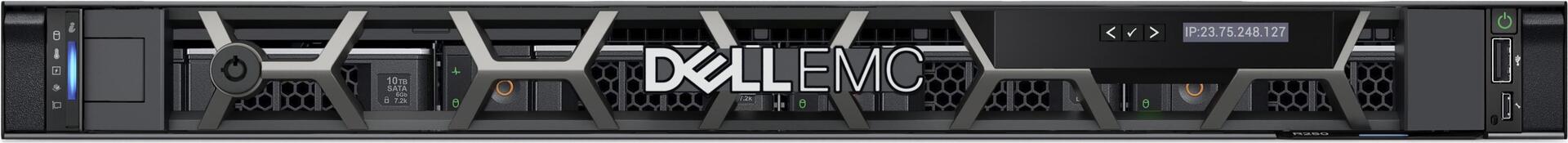 Купить Dell PowerEdge R250 - Server - Rack-Montage - 1U - 1-Weg - 1 x Xeon E-2314 / 2.8 GHz - RAM 8 GB - HDD 1 TB - keine Grafiken - GigE - kein Betriebssystem - Monitor: keiner - Schwarz - BTP - mit 3 Jahre Basis Vor-Ort (VN927) в магазине wardena.ru