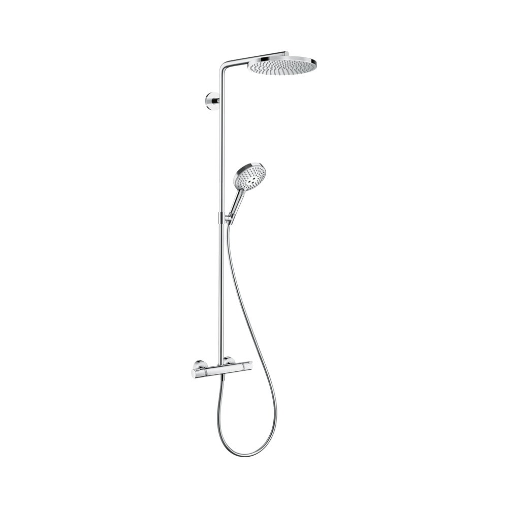 Купить Hansgrohe Raindance Select S Showerpipe 240 1jet PowderRain Душевая система с термостатом хром 27633000 в магазине wardena.ru