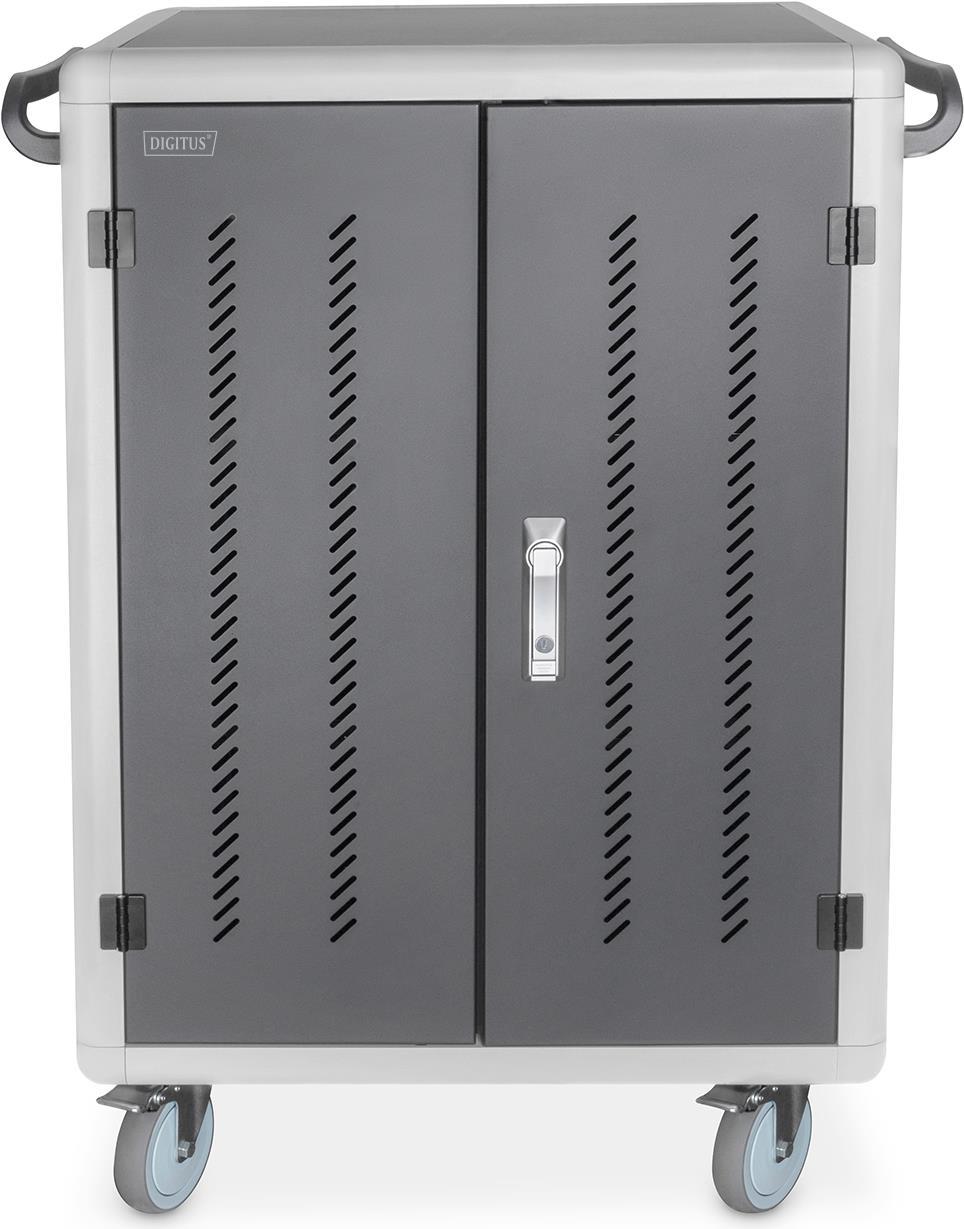 Купить DIGITUS DN-45005 - Wagen (synchronisieren, laden und unter UV-Licht reinigen) - für 30 Tablets / Notebooks - mobile - verriegelbar - ABS-Kunststoff, kaltgewalzter Stahl, high-strength aluminum - Schwarz - Bildschirmgröße в магазине wardena.ru