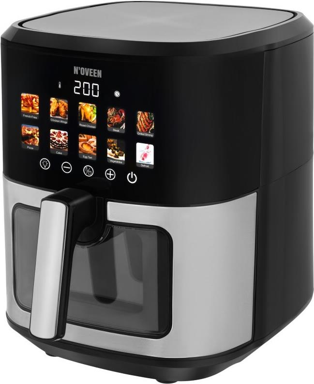 Купить N'oveen AF770 X-LINE Fettfreie Fritteuse Schwarz, Silber (AF770) в магазине wardena.ru