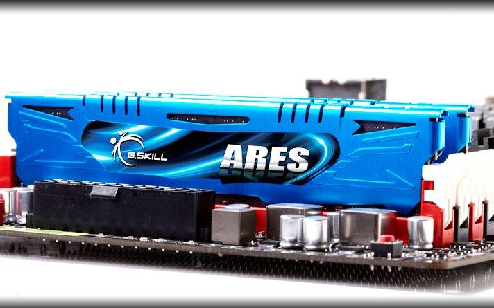 Купить G.Skill ARES - DDR3 - 16 GB : 2 x 8 GB - DIMM 240-PIN - 2400 MHz / PC3-19200 - CL11 - 1.65 V - ungepuffert - nicht-ECC (F3-2400C11D-16GAB) в магазине wardena.ru