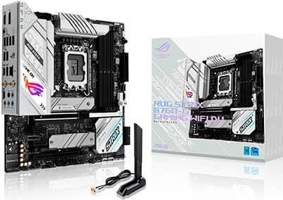 Купить ASUS ROG STRIX B760-G GAMING WIFI D4 - Intel - LGA 1700 - Intel® Celeron® - Intel® Core™ i3 - Intel® Core™ i5 - Intel® Core™ i7 - Intel® Core™ i9 - LGA 1700 - DDR4-SDRAM - 128 GB (90MB1DE0-M0EAY0) в магазине wardena.ru