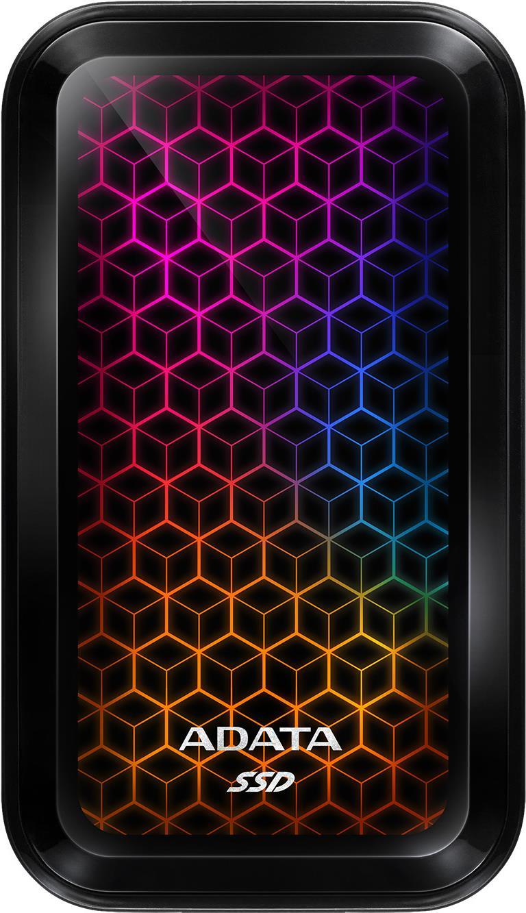 Купить ADATA SE770G - SSD - 512 GB - extern (tragbar) - USB 3.2 Gen 2 (USB-C Steckverbinder) - Schwarz (ASE770G-512GU32G2-CBK) в магазине wardena.ru