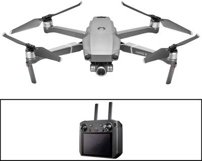 Купить DJI Mavic 2 Zoom Quadrocopter Anthrazit - Grau 4 Rotoren 12 MP 3840 x 2160 Pixel 3850 mAh (175657) в магазине wardena.ru