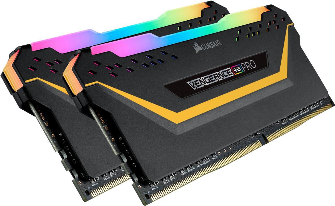 Купить CORSAIR Vengeance RGB PRO - TUF Gaming Edition - DDR4 - 16GB: 2 x 8GB - DIMM 288-PIN - 3200 MHz / PC4-25600 - CL16 - non-ECC - Schwarz (CMW16GX4M2C3200C16-TUF) в магазине wardena.ru