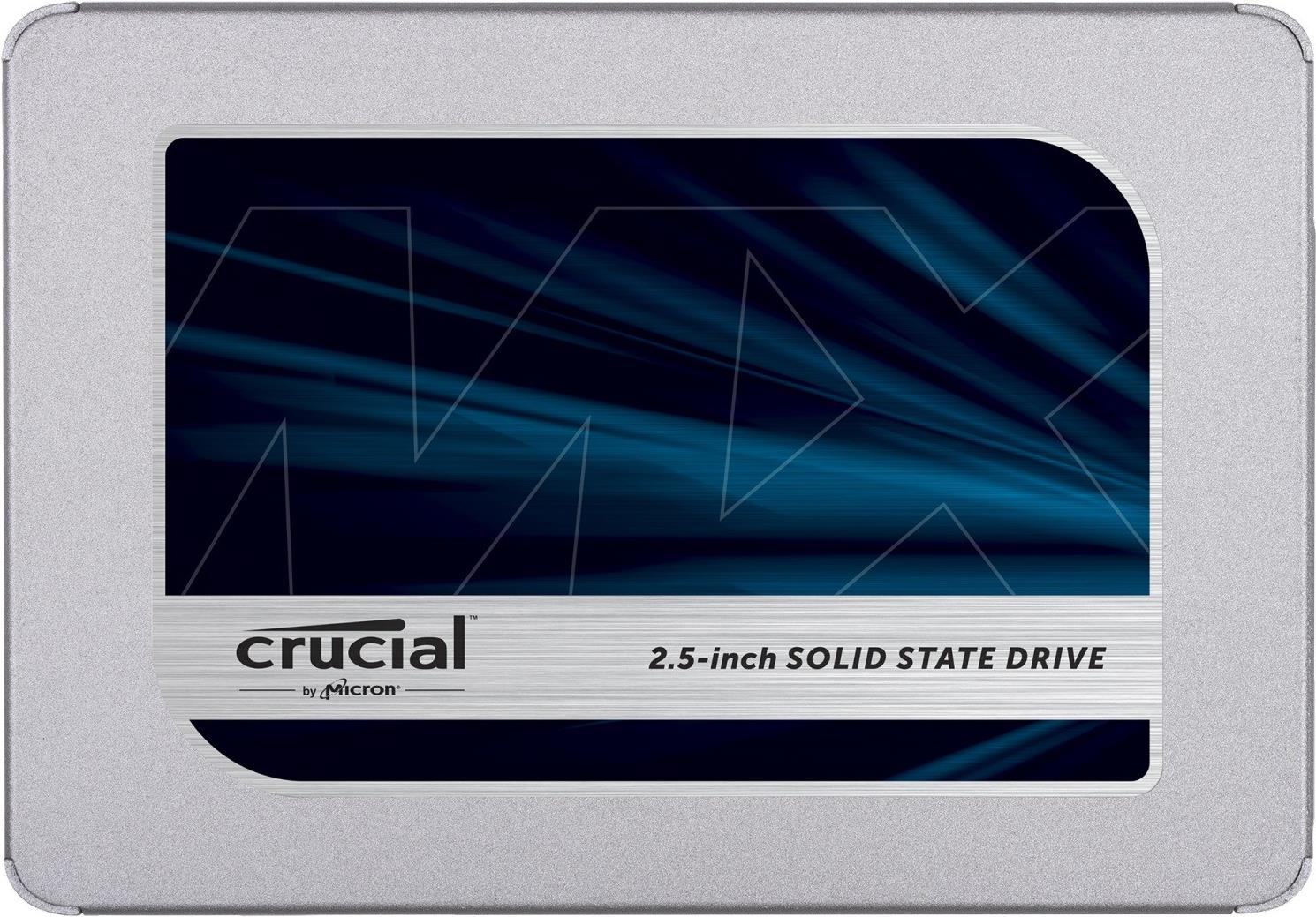 Купить Micron Crucial MX500 - SSD - verschlüsselt - 500 GB - intern - 2.5" (6.4 cm) - SATA 6Gb/s - 256-Bit-AES - TCG Opal Encryption 2.0 (CT500MX500SSD1) в магазине wardena.ru