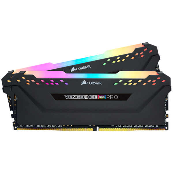 Купить Corsair Vengeance RGB PRO - DDR4 - 16 GB: 2 x 8 GB - DIMM 288-PIN - 2933 MHz / PC4-23400 - CL16 - 1.35 V - ungepuffert - non-ECC - Schwarz (CMW16GX4M2Z2933C16) в магазине wardena.ru