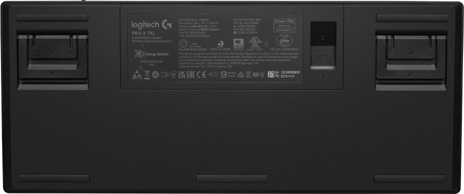Купить Logitech G PRO X TKL Tastatur RF Wireless + Bluetooth QWERTZ Deutsch Schwarz (920-012130) в магазине wardena.ru