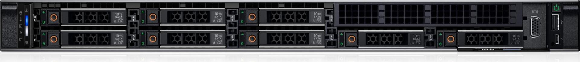 Купить DELL PowerEdge R450 Server 480 GB Rack (1U) Intel® Xeon Silver 2,1 GHz 32 GB DDR4-SDRAM 800 W (PER4503A) в магазине wardena.ru