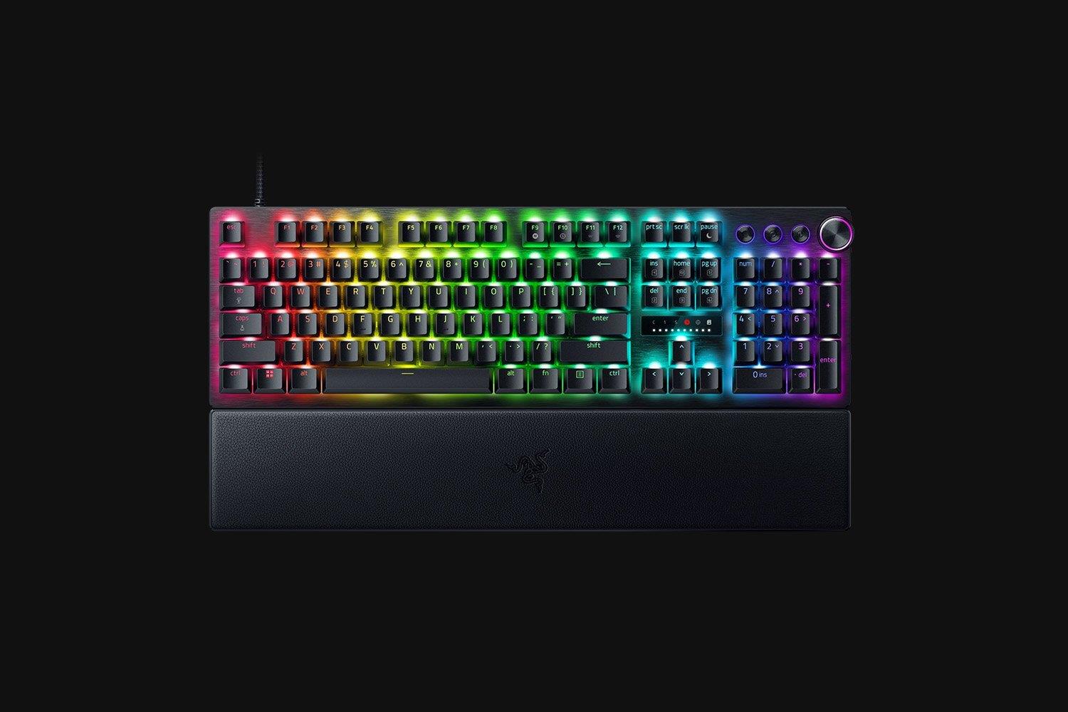Купить Razer Huntsman V3 Pro Tastatur USB QWERTZ Deutsch Schwarz (RZ03-04970400-R3G1) в магазине wardena.ru