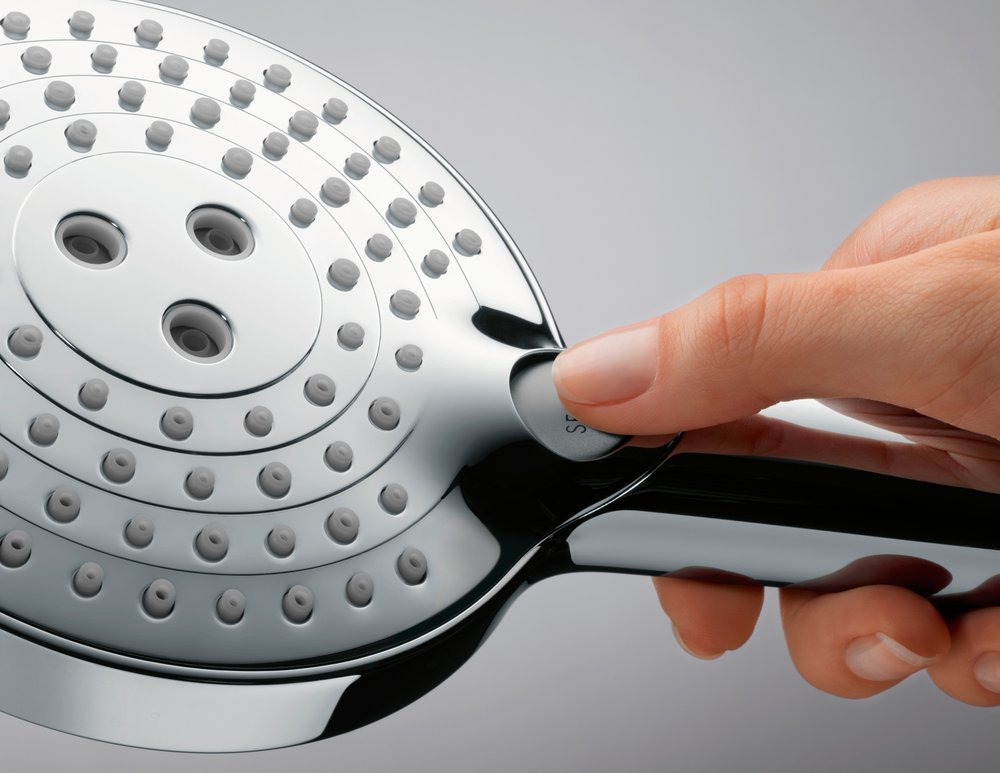 Купить Hansgrohe Raindance S Showerpipe 240 1jet EcoSmart 9 л/мин с термостатом хром 27116000 в магазине wardena.ru
