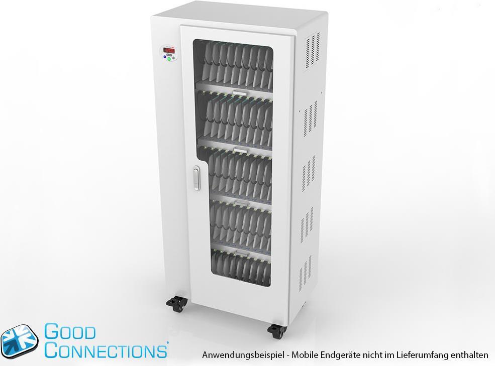 Купить Good Connections - Wagen (sync, charge and UV clean) - für 65 Tablets - verriegelbar - Aluminium, Stahl, Acryl - Grau - Ausgang: 5 V (PCT01-A65G) в магазине wardena.ru