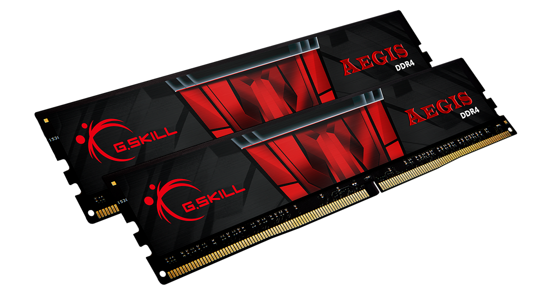 Купить G.Skill AEGIS - DDR4 - Kit - 32 GB: 2 x 16 GB - DIMM 288-PIN - 3200 MHz / PC4-25600 - CL16 - 1.35 V - ungepuffert - non-ECC (F4-3200C16D-32GIS) в магазине wardena.ru