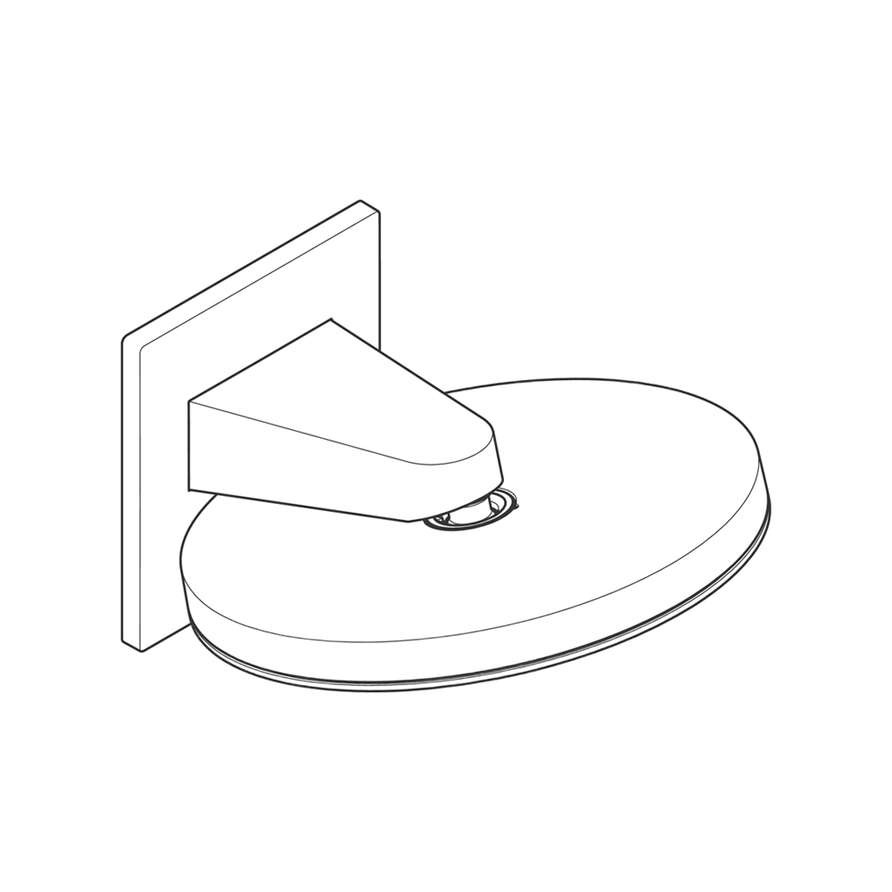 Купить Hansgrohe Pulsify S Верхний душ 260 2jet с настенным креплением белый матовый 24150700 в магазине wardena.ru