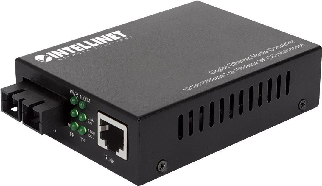 Купить Intellinet - Medienkonverter - GigE - 10Base-T, 1000Base-SX, 100Base-TX, 1000Base-T - RJ-45 / SC multi-mode - 850 nm (508544) в магазине wardena.ru
