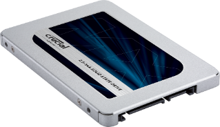 Купить Micron Crucial MX500 - SSD - verschlüsselt - 500 GB - intern - 2.5" (6.4 cm) - SATA 6Gb/s - 256-Bit-AES - TCG Opal Encryption 2.0 (CT500MX500SSD1) в магазине wardena.ru