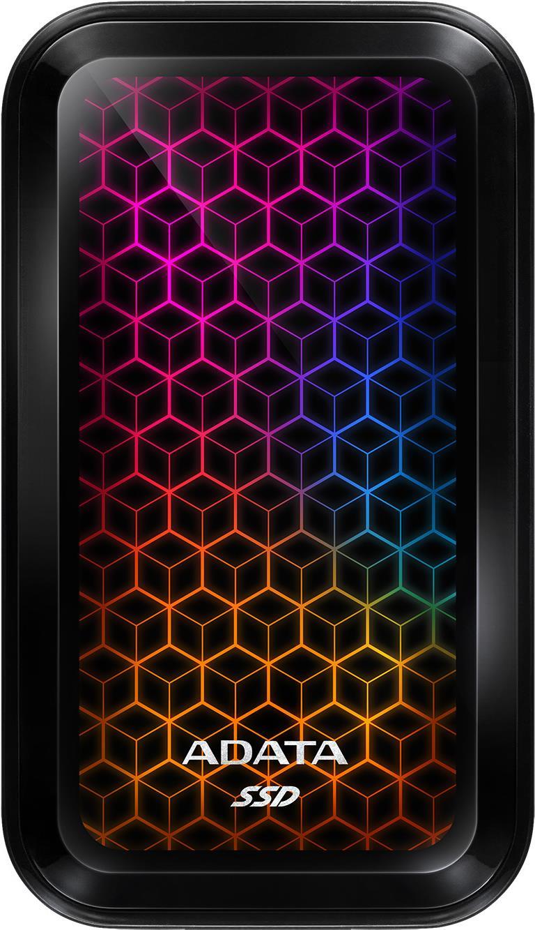 Купить ADATA SE770G - SSD - 512 GB - extern (tragbar) - USB 3.2 Gen 2 (USB-C Steckverbinder) - Schwarz (ASE770G-512GU32G2-CBK) в магазине wardena.ru