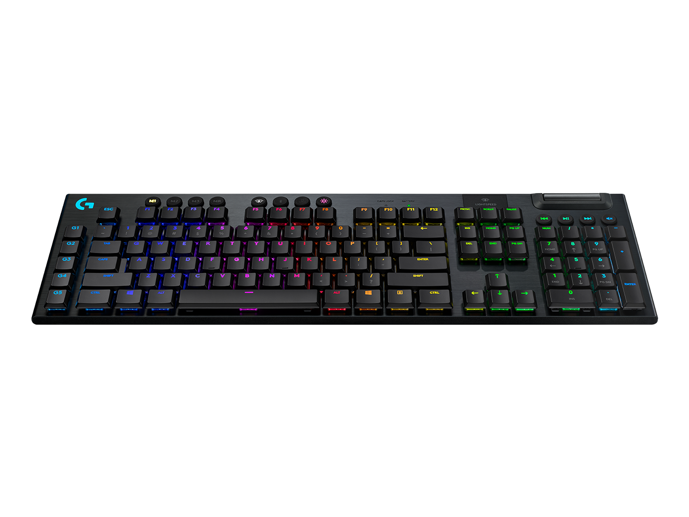 Купить Logitech G G915 Tastatur RF Wireless + Bluetooth QWERTY US International Schwarz (920-008910) в магазине wardena.ru
