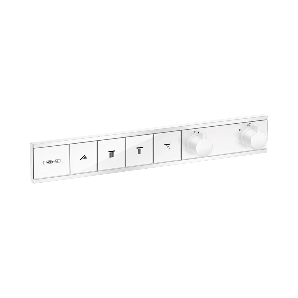 Купить Hansgrohe RainSelect Термостат скрытого монтажа для 4 потребителей хром-черный матовый 15382340 в магазине wardena.ru