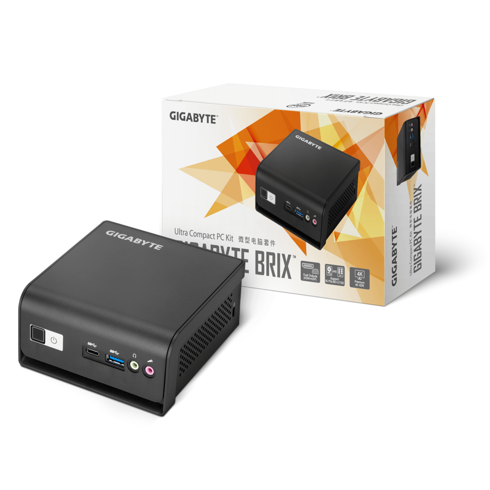 Купить Gigabyte GB-BMCE-5105 (rev. 1.0) - Mini-PC Barebone - DDR4-SDRAM - Serial ATA III - Eingebauter Ethernet-Anschluss - Wi-Fi 5 (802.11ac) (GB-BMCE-5105) в магазине wardena.ru