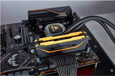 Купить CORSAIR Vengeance RGB PRO - TUF Gaming Edition - DDR4 - Kit - 16GB: 2 x 8GB - DIMM 288-PIN - 3200 MHz / PC4-25600 - CL16 - non-ECC - Schwarz (CMW16GX4M2E3200C16-TUF) в магазине wardena.ru
