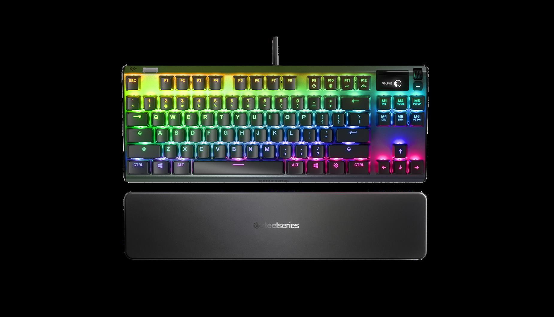 Купить Steelseries APEX 7 TKL Tastatur USB QWERTY US Englisch Grau (64758) в магазине wardena.ru