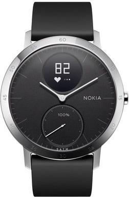 Купить Nokia Steel HR - 40 mm - Aktivitätsmesser mit Band - Silikon - Handgelenkgröße: bis zu 200 mm - einfarbig - Bluetooth - 49 g (290880) в магазине wardena.ru