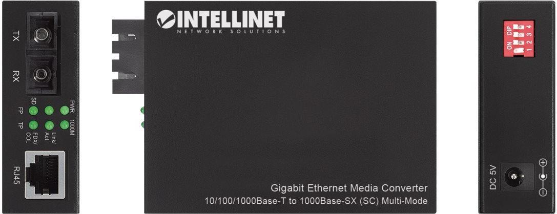 Купить Intellinet - Medienkonverter - GigE - 10Base-T, 1000Base-SX, 100Base-TX, 1000Base-T - RJ-45 / SC multi-mode - 850 nm (508544) в магазине wardena.ru