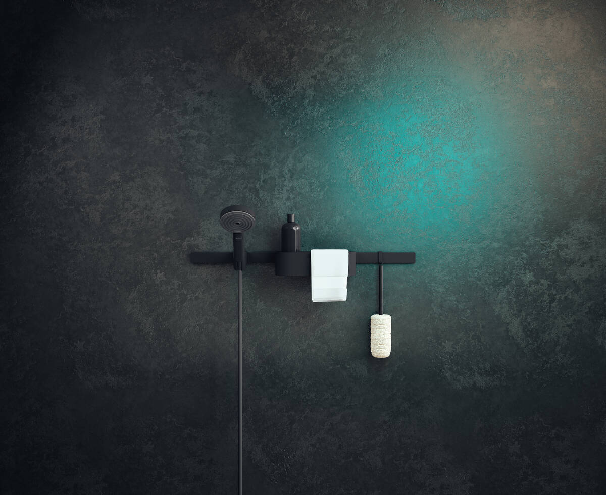 Купить Hansgrohe Pulsify Select S Ручной душ 105 3jet Relaxation черный матовый 24110670 в магазине wardena.ru