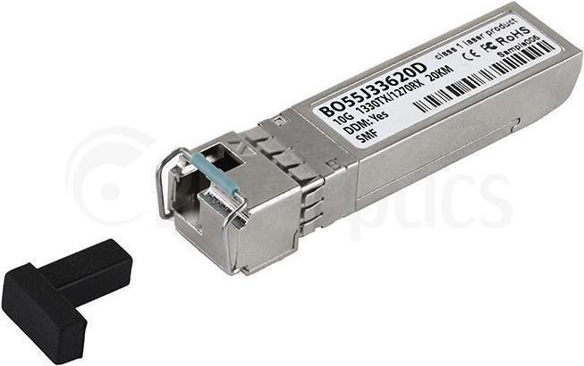 Купить Kompatibler Edge Core SFP-10G-BX-D BlueOptics BO55J33620D SFP+ Bidi Transceiver, LC-Simplex, 10GBASE-BX-D, Singlemode Fiber, TX1330nm/RX1270nm, 20KM, DDM, 0°C/+70°C (SFP-10G-BX-D-20-EE-BO) в магазине wardena.ru
