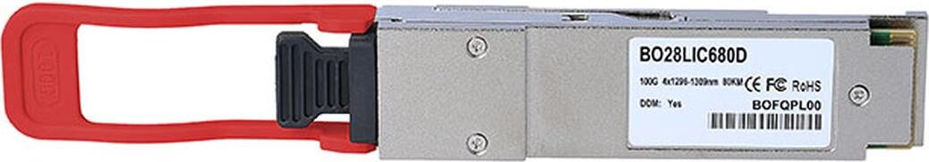 Купить BlueOptics© QSFP28 Transceiver, LC-Duplex, 100GBASE-ZR4, Singlemode Fiber, internes WDM 4x1296-1309nm, 80KM, 0°C/+70°C, DDM (BO28LIC680D-BO) в магазине wardena.ru