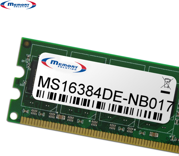 Купить Memory Solution MS16384DE-NB017 16GB Speichermodul (MS16384DE-NB017) в магазине wardena.ru