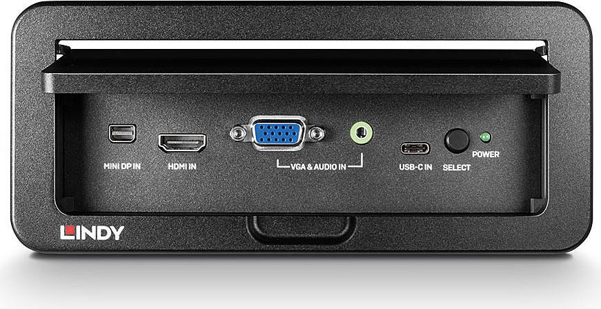 Купить Lindy Multi-Format Konferenz-Switch Automatisches Umschalten von HDMI-, Mini-DisplayPort-, VGA- und Typ-C-Alt Mode (38269) в магазине wardena.ru